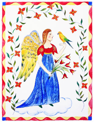Christmas Bird Angel