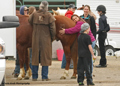 Some Horses just love to be HUGGED!!