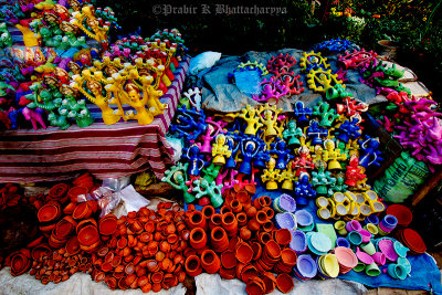 Lamps being sold in Diwali at Ranchi