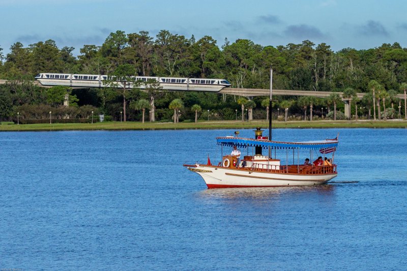 Monorail and boat