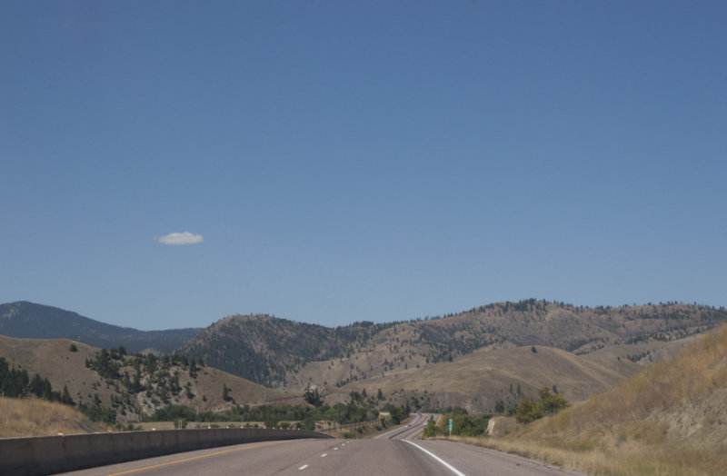 Mountains and rolling hills