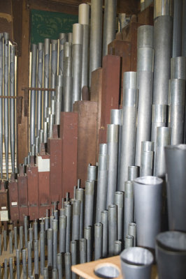 Snetzler pipes: left side, from front