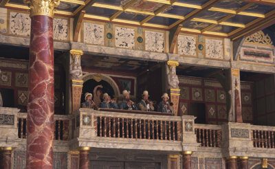 Shakespeare's Globe musicians, London