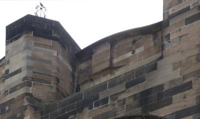 Turret above school entrance