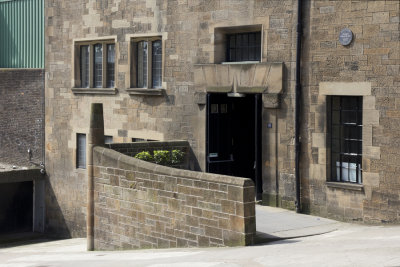 East façade, entrance