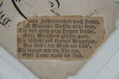 Detail of Gustav Klug's business card
