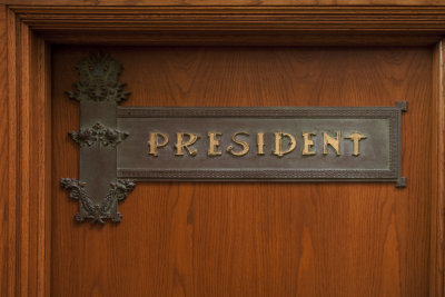 President's Office decorative sign