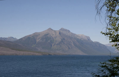 Stanton Mountain and Mount Vaughn overlooking Lake McDonald