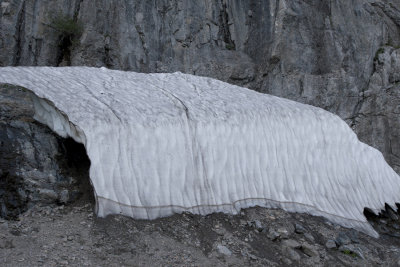 Isolated glacier