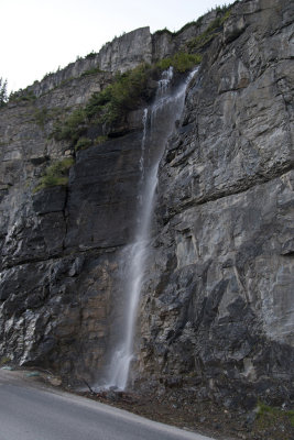 Roadside waterfall