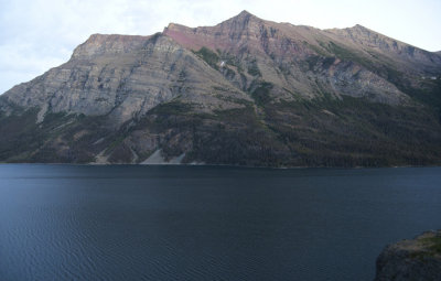 Red Eagle Mountain overlooking St. Mary's Lake
