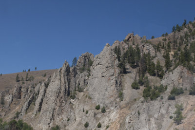 Rocky mountain face
