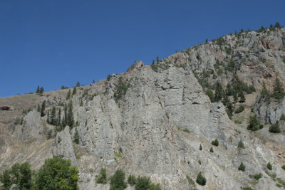 Rocky mountain face
