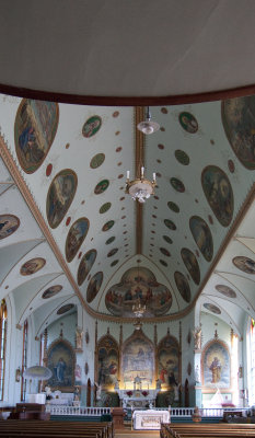 Nave view from rear