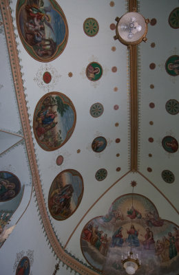 Clerestory murals - center and north sides