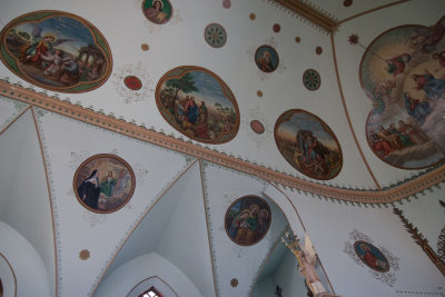 Clerestory murals - north side
