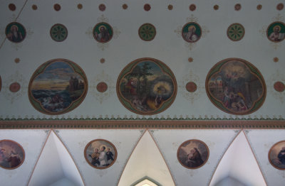 Clerestory murals - south side