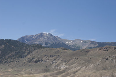 Gallatin Range north of Yellowstone Park