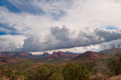 Cathedral Rock in Distance 