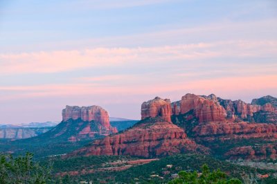 Cathedral ROck in Twilight 
