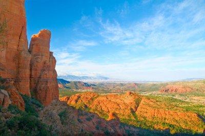 Cathedral Rock Saddle View 