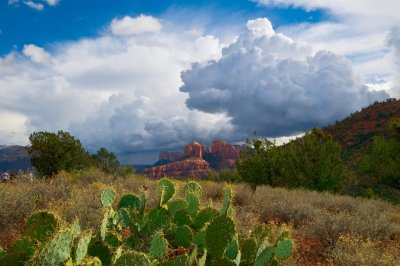 Cathedral Rock Storming View 