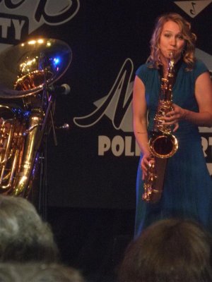 Mollie on sax