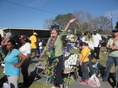 Louisiana during Mardi Gras February 14-21, 2013