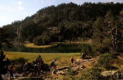 Reserve Naturelle Neouvielle, walking from St. Lary to Bareges along the GR 10.