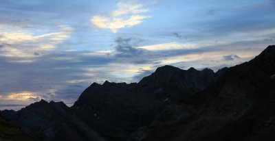 The Central Pyrenees, Part 2, Trekking from France to Spain and back.   September,  2012