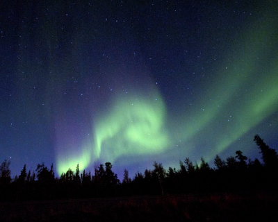 Pontoon Lake, Northern Lights