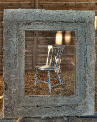 Old Frame and Chair