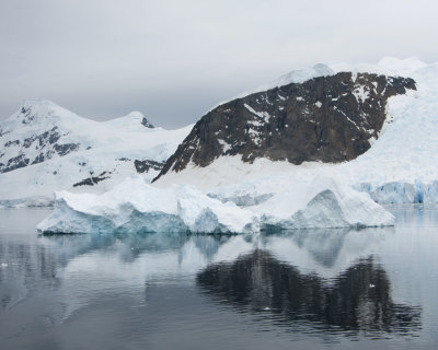 Mountains and Icebergs-Nkeo Harbour