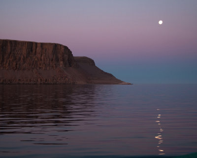 Twilight at 11:45pm on Beechy Island