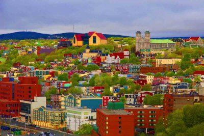 Colourized St. John's, Newfoundland