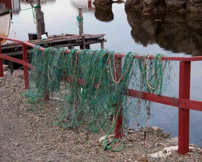 Drying Fishing  Nets