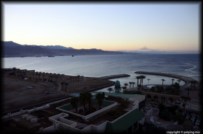 View from our hotel in Eilat