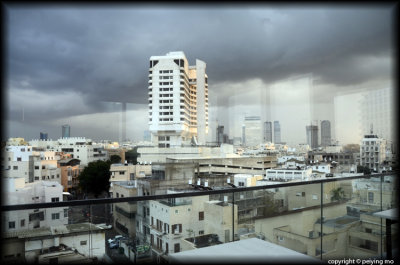 Storm over Tel Aviv