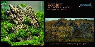60 liter Cube - The Hobbit Theme Tank by Oliver Knott - NEW