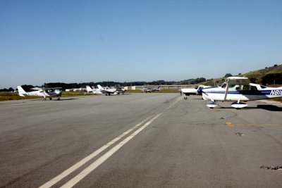 A Busy Day at Half Moon Bay