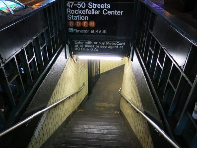 New York City subway entrance