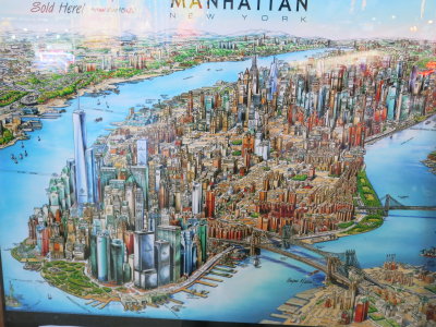 New York City map for sale