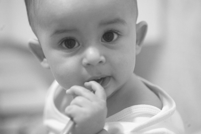 Brushing my 2 teeth 