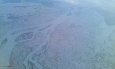 Frozen landscape somewhere in Eastern Siberia