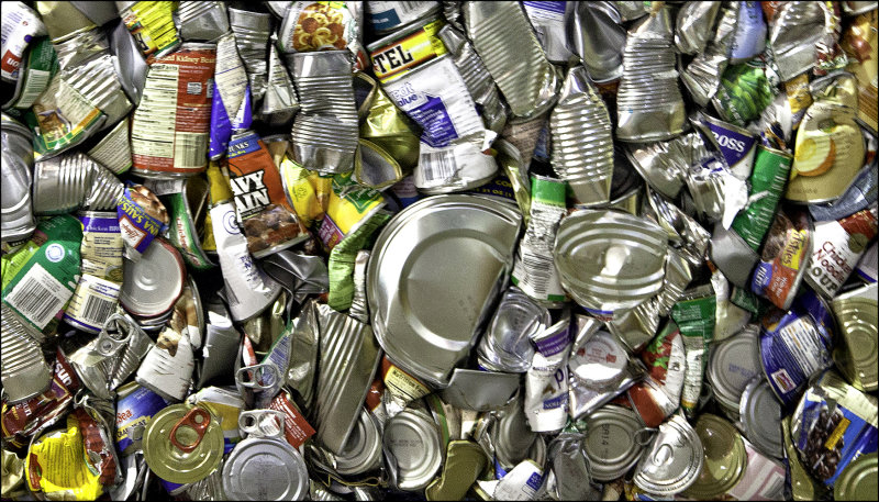 Baled Food Cans