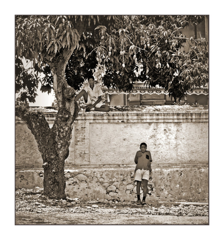 Two boys,  Haiti 1956.