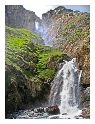 Roaring waterfall