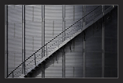 Grain bin detail, Hudson, KS