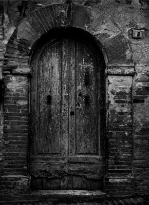 Darkened doorway