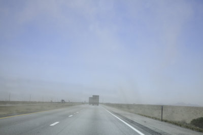 Sand storm I-25 South NM